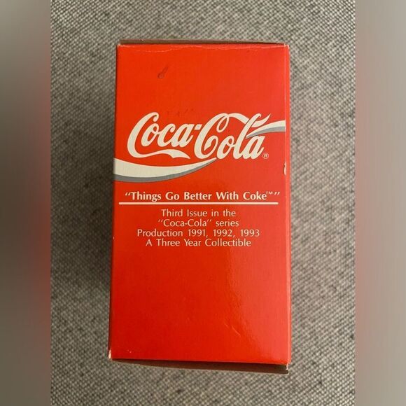 🆕 Things Go Better With Coke Mice Christmas Ornament Coca Cola 1991 - Picture 4 of 7